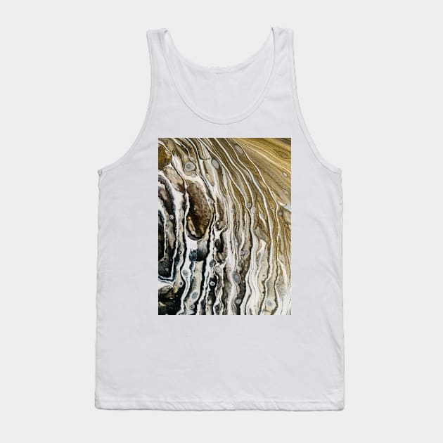 Fluid abstract Melting mármol Tank Top by baksuart